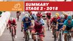Summary - Stage 2 - Tour of Oman 2018