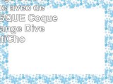 Coque Orange Dive 71 en silicone avec design ARABESQUE  Coque souple Orange Dive 71