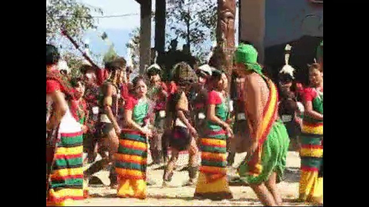 Dancing Kachari tribe.