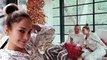 Bling free: Jennifer Lopez is in pajamas with Alex Rodriguez on Christmas morning... but there still is NO engagement ring after proposal rumours.