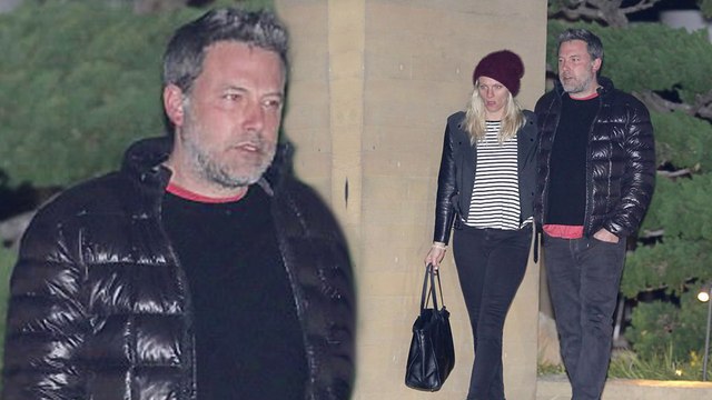Two of a kind! Ben Affleck and girlfriend Lindsay Shookus match in black jeans for date night in Malibu.