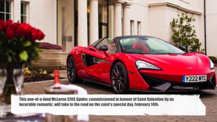 McLaren 570S Spider is ready in red for true romance on Saint Valentine's day