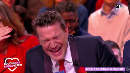 Le fou rire de Benjamin Castaldi pendant les 4/3 de Jean-Luc Lemoine