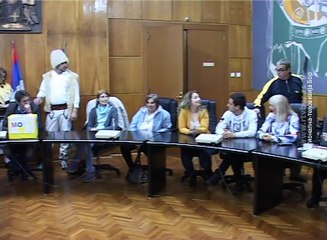 Vlaška stranka „Most- Bor u srcu-Miki Janošević“ predala listu, 14. februar 2018. (RTV Bor)