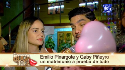Emilio Pinargote y Gaby Piñeyro un matrimonio a prueba de todo