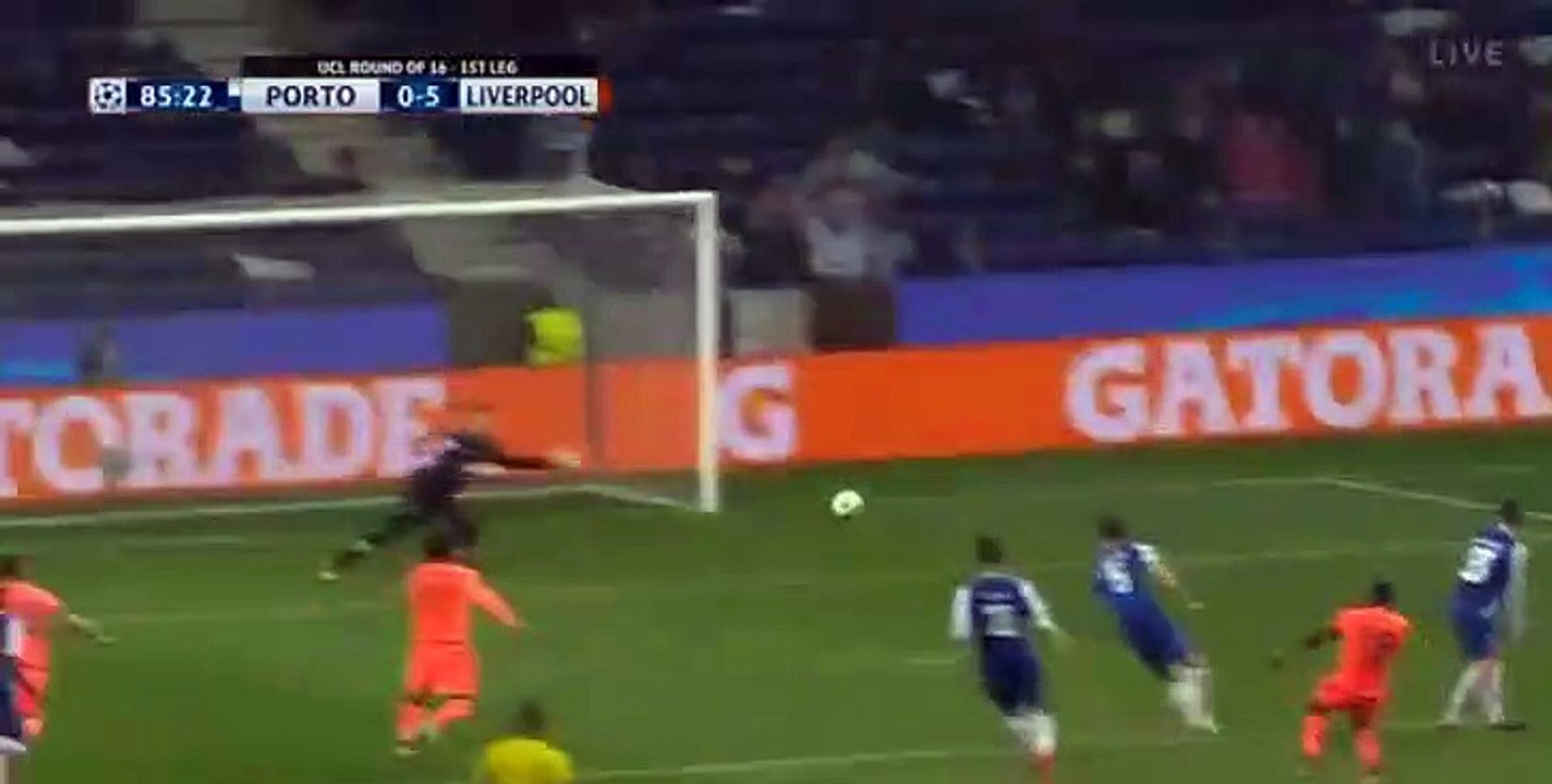 Sadio Mane 3rd Goal (Hattrick) - FC Porto vs  Liverpool 0-5 14/02/2018
