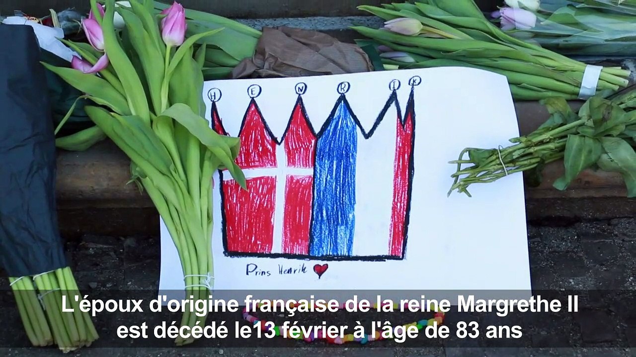 Copenhague: réactions après la mort du prince Henrik de Danemark