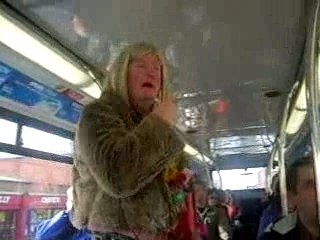 dragqueen in dublin bus