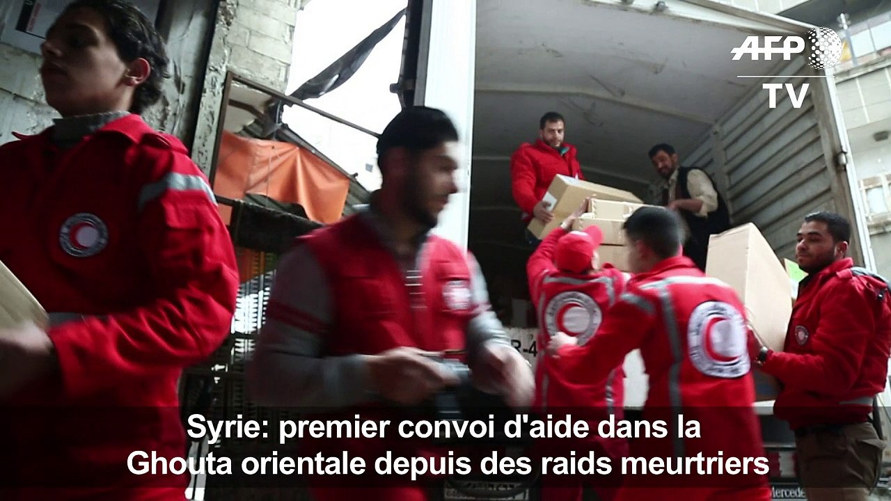 Syrie: de l'aide humanitaire arrive dans la Ghouta orientale