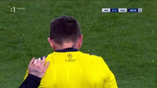Neymar Hits The Referee IN THE FACE-Real Madrid vs PSG-CHAMPIONS LEAGUE 2018
