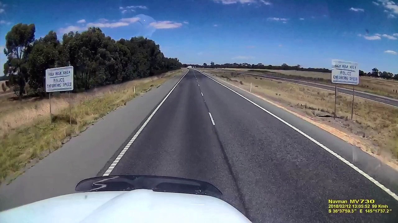 Semi Flies into Ditch