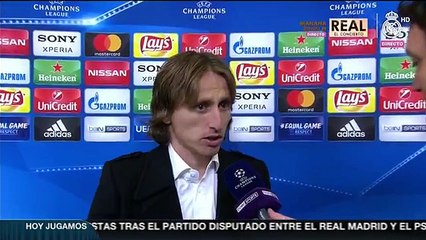 Modric: "Antes era 50-50, ahora el Madrid es favorito"