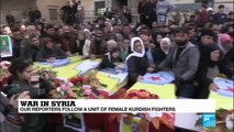 Syrian: Kurd female fighters vow to avenge death of comrade