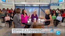 US - Trump's accusers speak out, demand Congress to investigate sexual assaults allegations