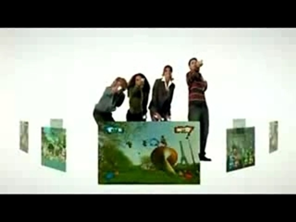 Pub française aéroport Rayman contre les lapins crétins