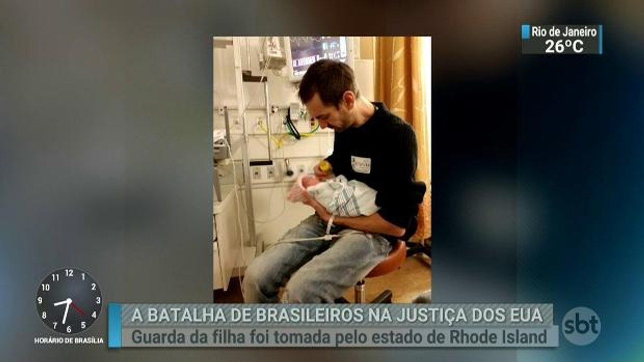 Casal de brasileiros que mora nos EUA mantém a...