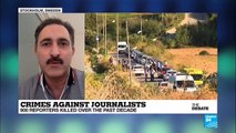 Crimes against journalists: 900 reporters killed in past decade