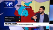 War in Syria: Turkish troops begin operation in Idlib province
