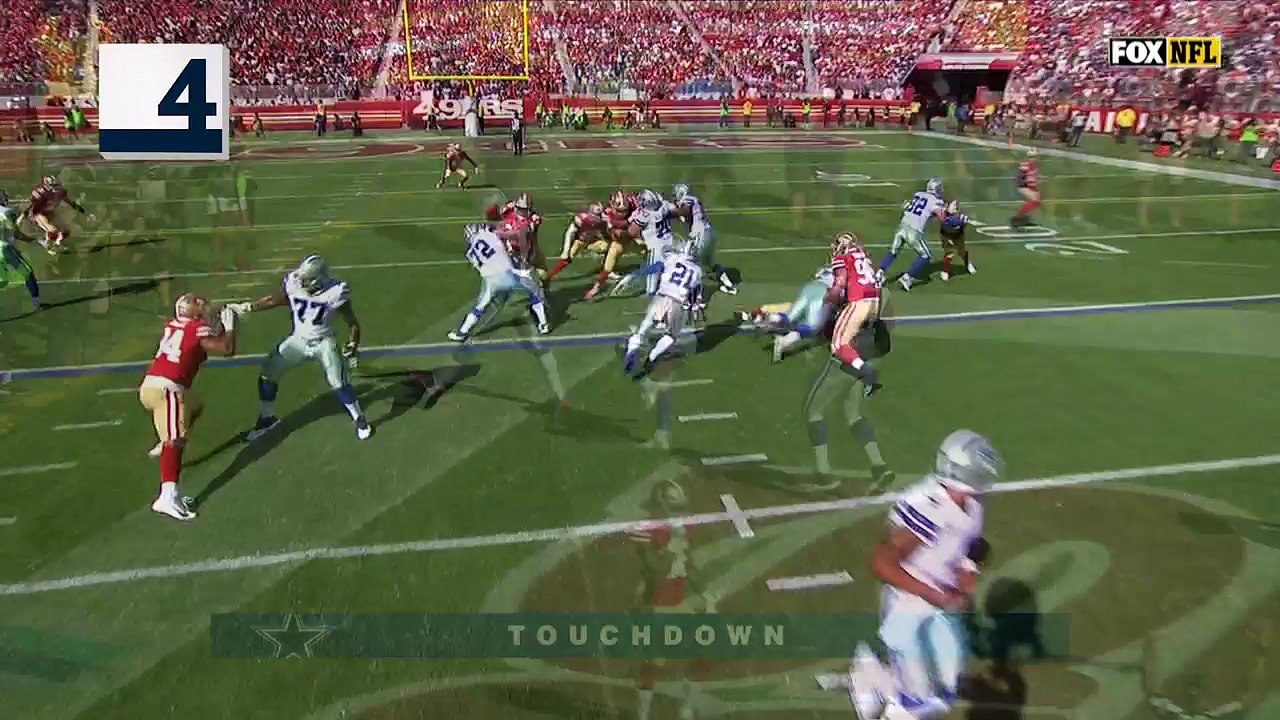 Top 10 Dallas Cowboys RB Ezekiel Elliott plays | 2017 season