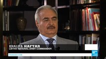 Libya's Haftar vows to deal with terrorists 'through weapons'