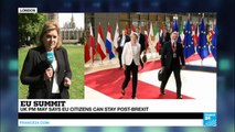EU Summit: May outlines 'fair' offer on rights of EU citizens to stay in UK