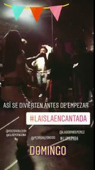 Pedro bailando antes de la función - 12 de Febrero
