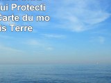 Sony Xperia Z Ultra Housse Étui Protection Coque Carte du monde Bois Terre