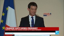 France Left Primary: Manuel Valls concedes defeat, addresses supporters after election loss