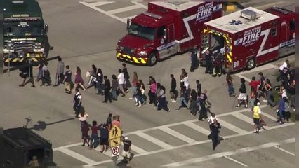 Les élèves marqués après la fusillade en Floride