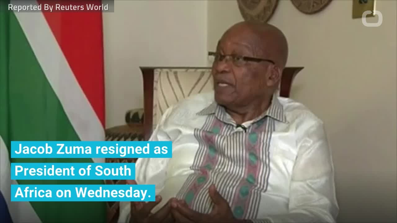 South Africa's President Zuma Steps Down In Ignominy