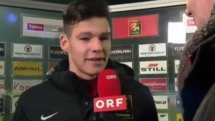 Admira-Spieler vergisst im Interview Sieg seiner Mannschaft