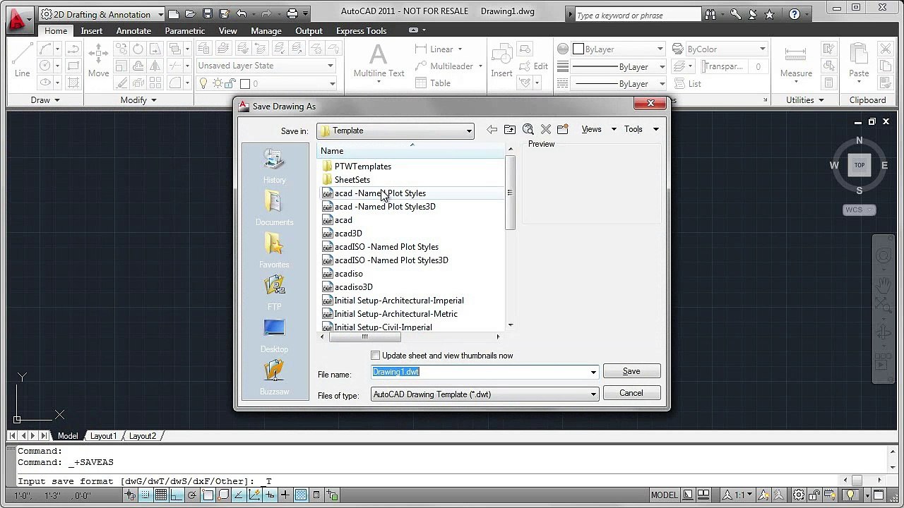 AutoCad Template Files