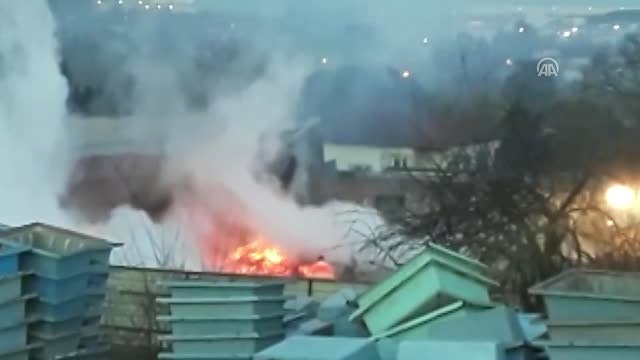 Palet Fabrikasının Depolama Alanında Yangın (3)