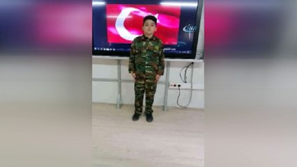 Öğrencilerden Mehmetçiğe videolu destek