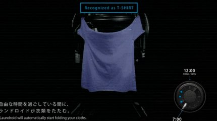 Lassé de devoir plier vos vêtements? Ce robot le fera pour vous !