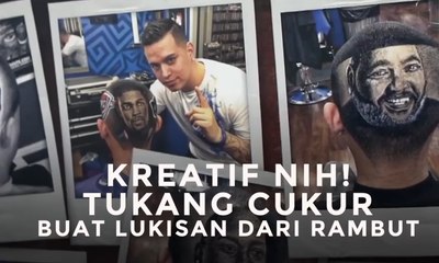 Kreatif / Kurang Kerjaan: Sisa Rambut Jadi Lukisan