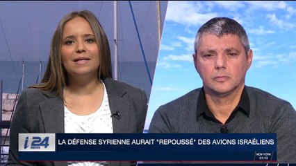 La défense syrienne aurait "repoussé" des avions israéliens