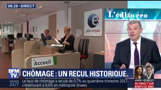 Le taux de chômage atteint son plus bas niveau depuis 9 ans