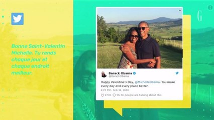 Barack Obama toujours "crazy in love" de Michelle pour la Saint-Valentin