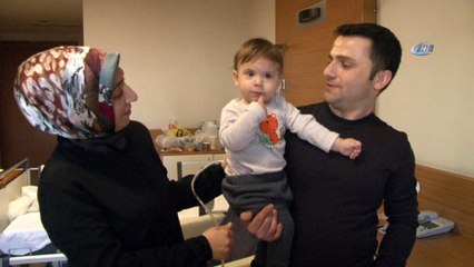 14 aylık bebeğin böbreğinde bir santimetrelik taş çıktı