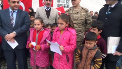 Öğrencilerden Afrin'e destek mektubu