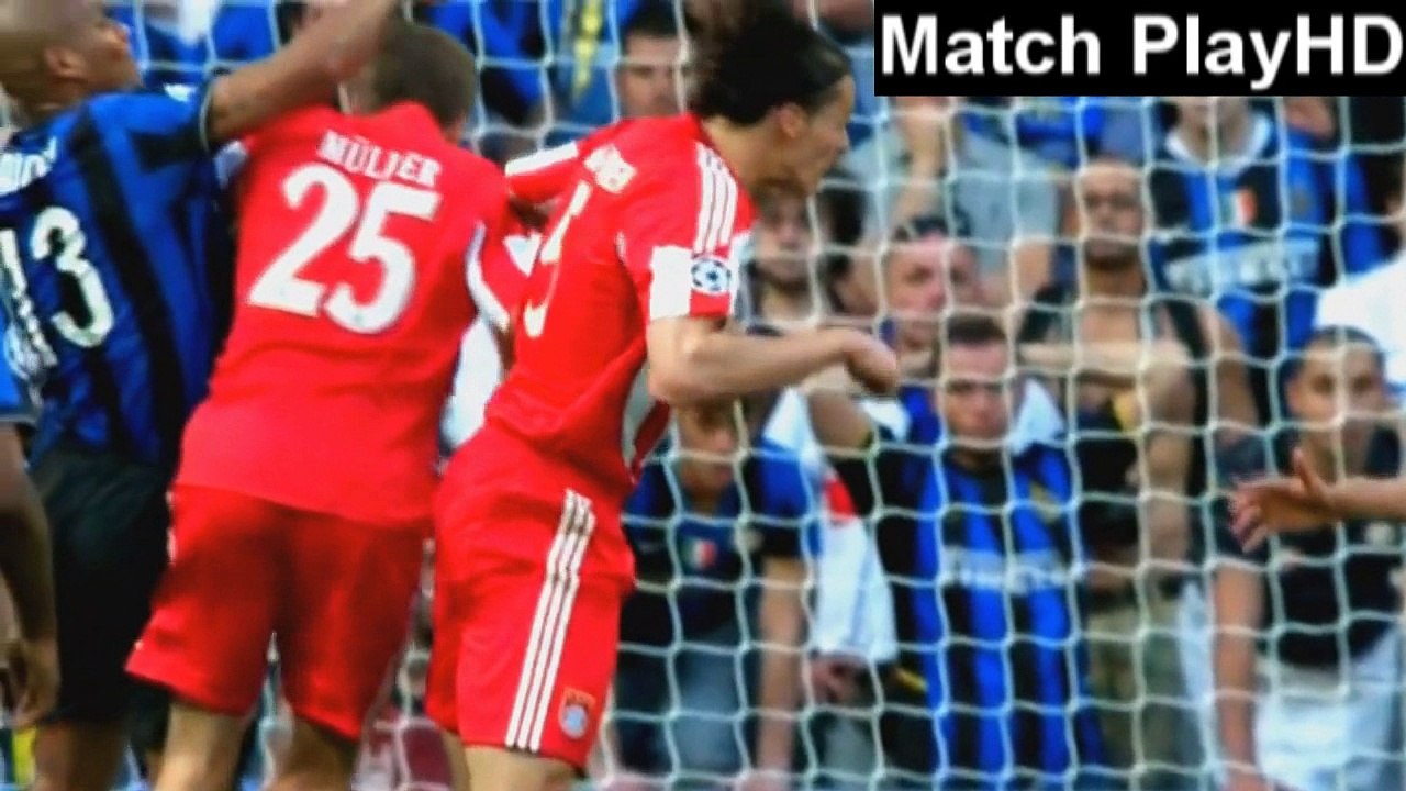 Inter Milan vs Bayern Munich 2x0 2010 UCL Final All Goals & Highlights