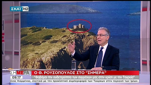 Ρουσόπουλος: Φοβάμαι την ουδετερότητα των ΗΠΑ και τη σιωπή της Ρωσίας στην ελληνοτουρκική κρίση
