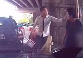 Dashcam Captures Knife-Wielding Man Attacking Pursuer on Kuala Lumpur Highway