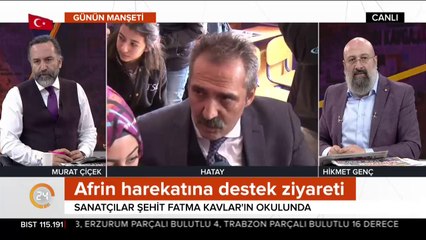 Ünlü sanatçı Yavuz Bingöl: Onların yaşadıklarına tanıklık ediyoruz