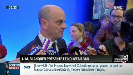 Président Magnien ! : Jean-Michel Blanquer présente le nouveau bac - 15/02