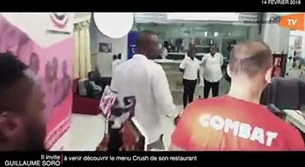 Le PAN Guillaume Soro à Abidjan Mall afin de gouter au menu Crush