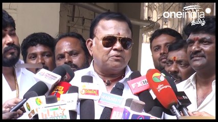 ரஜினி கர்நாடகாவில் அரசியல் செய்யட்டும்- ராதாரவி கடுகடு! | Oneindia Tamil