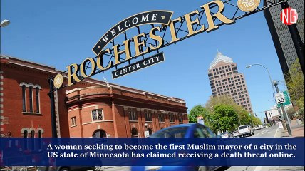 Muslim Running For Mayor In The USA Is Threatened