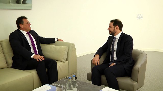 Enerji ve Tabii Kaynaklar Bakanı Albayrak'ın Azerbaycan temasları - BAKÜ